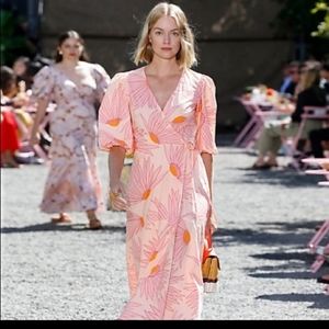 Kate Spade New York Grand Daisy wrap maxi dress